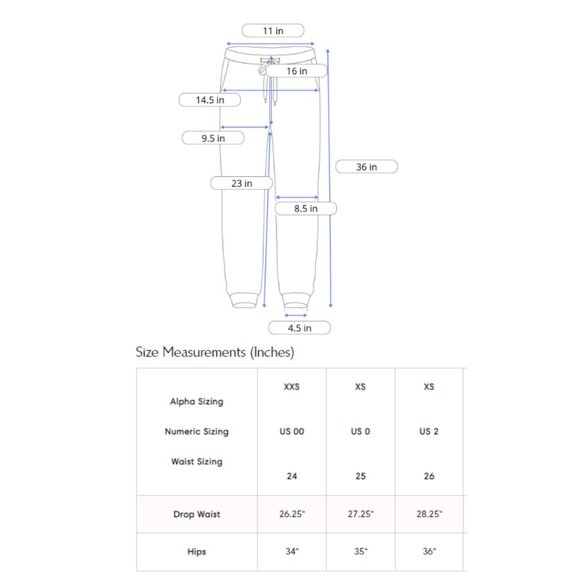 NEW Free People Where The Wind Blows High Rise Black Jogger Womens Size XS - Picture 14 of 16